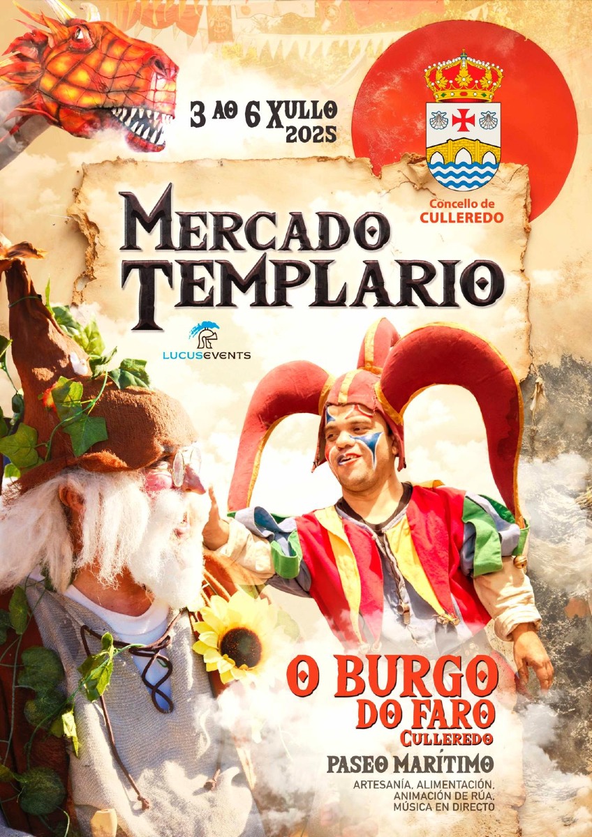 Cartel Mercado Templario do Burgo 2025
